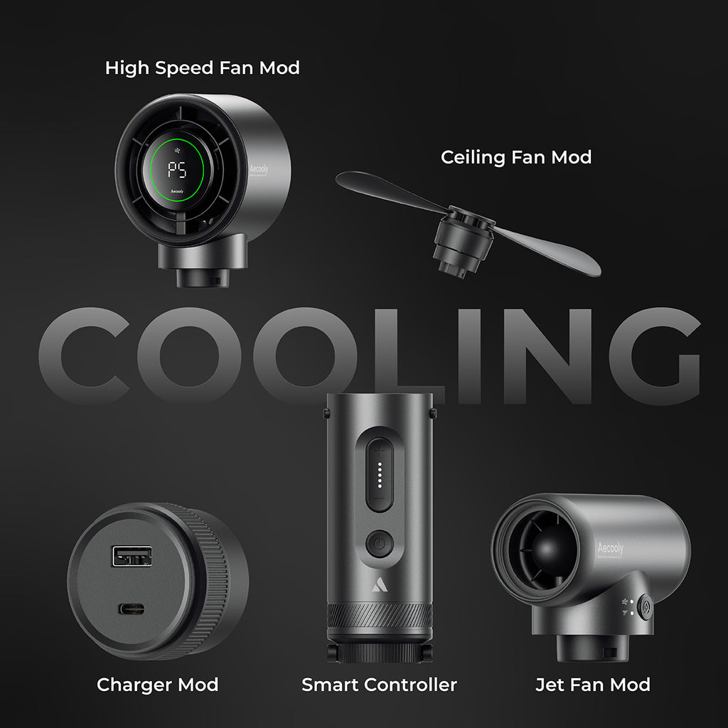 Aecooly Camping Pack Black