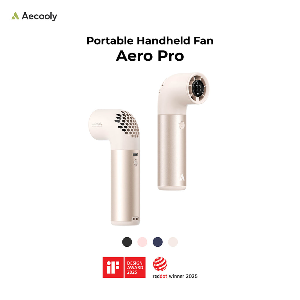 Aecooly Aero Pro Handheld Fan-3500mAh, LED Display Screen.(Model PH01)