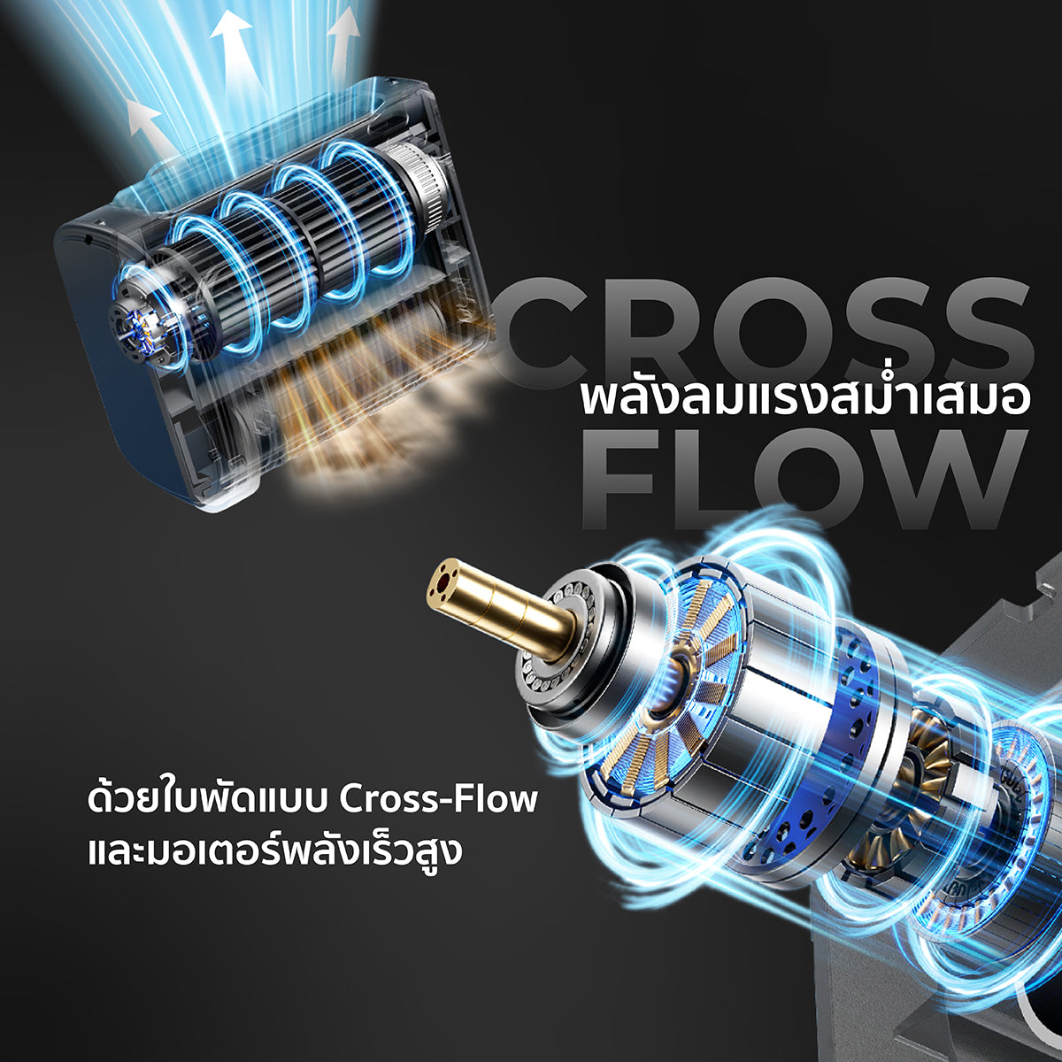 Aecooly Waist Clip Fan, Portable Fan-6000mAh/9000mAh.(Model UH01/UH01-A)